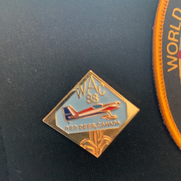 World Aerobatic Championships rare vintage 1988 3 three stripe baseball hat cap - Picture 7 of 7